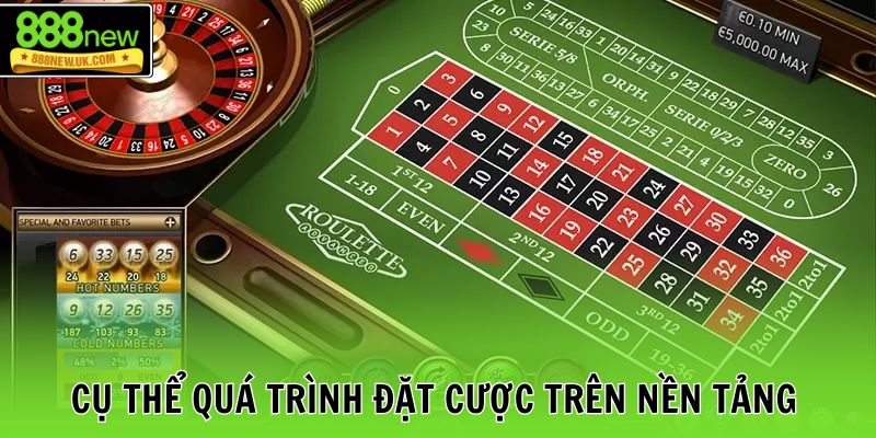 Cụ thể quá trình đặt cược trên nền tảng