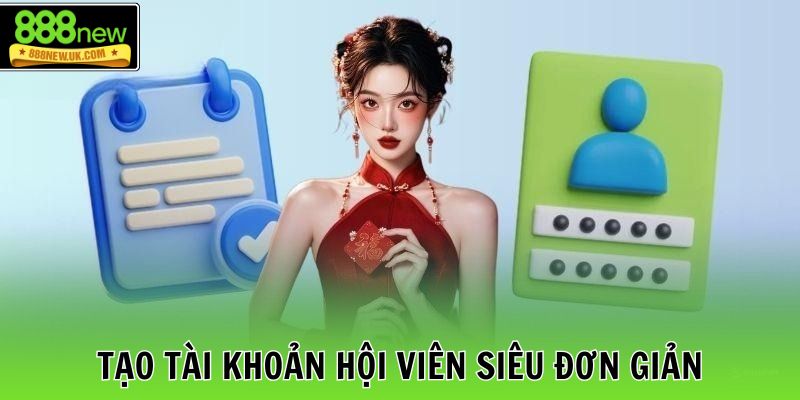 Tạo tài khoản hội viên siêu đơn giản